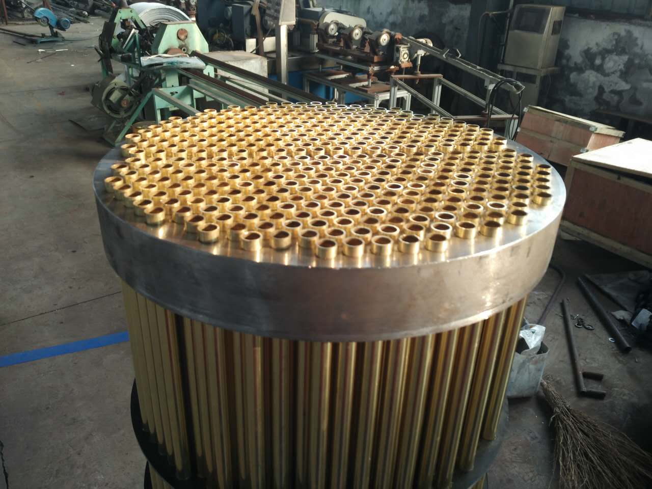 船用冷油器換管，船用冷油器換不銹鋼管